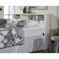 Sauder River Ranch Full-Queen Headboard Glac Wh , Attaches to full or queen size bed 429930